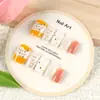 Uñas Artísticas Estilo Ballet Xiaohongshu Personalizadas Puntas de Uñas Cuadros Simples 10 Piezas Tallas Variadas Hechas a Mano Gel Uñas Portátiles