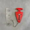 Abrepuertas Portátil de Doble Cabezal Recién Actualizado Abrepuertas de Hotel de Doble Propósito Cerradura de Seguridad Antirrobo para Chicas Solas