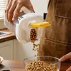 Recipientes BNBS de Vários Tamanhos para Armazenamento de Grãos para Armazenamento de Alimentos na Cozinha, Caixas de Armazenamento Seladas Transparentes para Feijões, Grãos e Produtos Secos