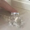 Anillo elegante con acabado cepillado para mujer, versátil para apilar, anillo de lujo ligero exquisito estilo ins, popular en Xiaohongshu, anillo de moda para el dedo índice