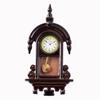 Modelo en miniatura reloj de pared retro mini juguete 1:12 minutos ob11 casa de muñecas casa de juegos diy
