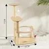 Marco de escalada para gatos transfronterizo, casa para gatos, árbol para gatos, todo en uno, apto para todas las estaciones, rascador para gatos de sisal, estante para gatos tipo cápsula espacial, juguete para gatos