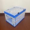 Caixa dobrável estilo industrial para piquenique, plástico PP, estilo camping ao ar livre, caixa de armazenamento, piquenique 50L, caixa de armazenamento lateral para carro
