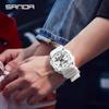 Reloj Sanda, reloj electrónico multifuncional de gran oferta transfronteriza para deportes al aire libre, luminoso, resistente al agua, reloj de pulsera simple y creativo para hombre.