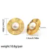 Pulsera de perlas original de acero inoxidable chapado en oro de 18k, resistente al agua, accesorio de acero de titanio de alta gama para mujeres europeas y americanas, para ventas transfronterizas