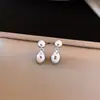 Brincos de Prata Banhados a Ouro Real Estilo Minimalista Francês Gota D'água Brincos de Nicho de Alta Qualidade Brincos Pequenos Versáteis da Moda