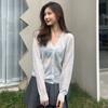 Roupas Femininas Transparentes Verão 2026 Camisa Leve com Proteção Solar Novo Estilo Cardigan de Tricô Camisa para Ar Condicionado Peça de Roupa Externa Top Jaqueta