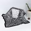 70 centímetros Pequeno Quadrado de Seda Caju Flor Cachecol Feminino All-match Cachecol Wrapping Bag Professional Headband Faixa de Cabelo Atacado
