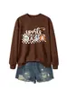 Mama esportiva Amazon eBay loja independente moletom feminino novo com gola redonda e mangas compridas moderno e estiloso
