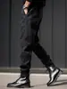 Pantalones Casuales para Hombre, Pantalones Versátiles Forrados de Polar, Corte Holgado, Marca de Moda, Pantalones Harem Modernos para Otoño e Invierno