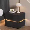 Mesita de Noche de Madera Maciza Estilo Crema Gama Alta 2024 Nuevo Influencer de Internet Creativa para Dormitorio Hogar Simple Moderna Mesita de Noche