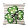 Nueva Calle Transfronteriza 2026. Funda de almohada Día de San Patricio Festival de Irlanda del Norte Tela para el hogar Cubierta de cojín para sofá
