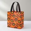 Bolsa de Halloween de Tela No Tejida Transfronteriza Bolsa Tote de Bruja Calabaza Plegable para Comida Regalo Compras Regalo Bolsa de Almacenamiento