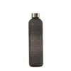 Cor de latão tampa de aço inoxidável garrafa de boca pequena comércio exterior spray de pintura degradê Copo com Copo 1L Copo Espacial pronta entrega
