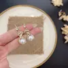 Nova Bolsa da Sorte de Pérolas Brincos Longos com Franjas de Pérolas Luxo Leve Design de Alta Qualidade Versátil Temperamento Brincos com Franjas