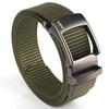 Cinturón de nailon con hebilla automática para hombre, informal, de lona, transpirable, combina con todo, para vaqueros, venta al por mayor