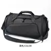 Bolsa Esportiva Multifuncional para Fitness, Bolsa de Viagem para Curta Distância, Bolsa de Armazenamento para Treino de Grande Capacidade com Separação de Seco e Molhado, Personalizável