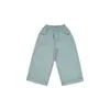 Ropa infantil Nuomi Wanzi otoño 2026 nuevos pantalones cargo para niñas, pantalones rectos de algodón de estilo coreano para niños con bloques de color