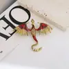 Broche vintage de estilo dragón con dibujos animados de gotas de aceite para hombre y mujer, ideal para combinar con todo, para traje, abrigo, accesorios, joyería.