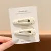 Pinza para el pelo de lunares dopamina estilo coreano para mujer, nuevo modelo 2026, pinza para flequillo lateral, pasador, pinza de pico de pato, accesorio para el cabello