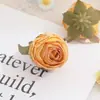 Botões de Rosa Simulados, Estilo Pintura a Óleo Retrô Material para Arranjo de Flores DIY, Decoração para Casa, Adereços para Fotos de Flores Artificiais