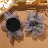 Estilo Coreano Nuevo Ultra-Hada Malla Degradada Flor DIY Pinza Pequeña para el Cabello Pinza Lateral Goma para el Cabello Accesorio para el Cabello Accesorio Floral