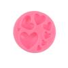 Molde decorativo de silicona para fondant de tamaño 8, ideal para hacer chocolate, arcilla y gomitas.