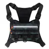 Bolsa Tática Transversal de Peito para Uso Externo Tecido Oxford Bolsa Colete Esportivo para Ciclismo Bolsa Colete para Trabalho Leve Bolsa para Iscas