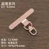 Soporte para Teléfono Móvil con Clip Metálico Giratorio de 360 Grados, Conexión Fija Giratoria de Acero Inoxidable, Duradero y Resistente, Correa para Teléfono Móvil