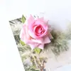 Manualidad de Simulación DIY Rosa de Franela Flor para Novia Decoración de Centro de Mesa para Boda Flores Flores de Seda Ramillete Flores para Arco