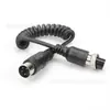 Procesamiento y Personalización de Conector de Aviación M16 a Cable de Video Din de 4 Pines, Cable de Audio 4P con Terminal S Grande Procesamiento de Cables