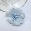 5,5cm Renda Vazada Flores de Tecido Tridimensionais Acessórios DIY Decorações para Sapatos Presilhas de Cabelo Adornos de Flor para Saia Atacado