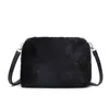 Bolsa Peluda Linda al por Mayor Nueva de Moda Simple Bolso de Cadena Textura Retro Estilo Occidental Bolso de Hombro para Viajes
