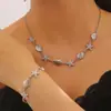 Joias Transfronteiriças Europeias e Americanas, Conjunto de Joias Sexy Personalizado com Conchas e Estrelas do Mar Tema Oceano, Acessórios Estilo Férias na Praia