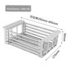 Rack para Pia de Cozinha Rack Drenante Cesta Drenadora de Aço Inoxidável para Frutas e Verduras Doméstico Espessado Extensível Armazenamento de Cabelo
