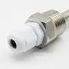Carcasa Sonda de Detección de Temperatura para Calentador de Agua Solar Tubo Ciego de Acero Inoxidable Rosca Impermeable de 4 Puntos Cubierta Protectora para Tanque de Agua