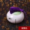 Borla Corta Gorda de 8cm Decoración Colgante de Borla 32 Colores Marcador de Seda Helada Disco U Pequeña Decoración Colgante de Borla Fabricante de Ropa Venta al por Mayor