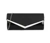 Bolso de Noche Nuevo Modelo Transfronterizo de Fábrica Bolso de Mano de Gran Capacidad Bolso de Mano para Mujer Bolso de Noche Metálico en Forma de V Bolso de Noche