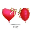 Globos Transfronterizos de 22 pulgadas con Forma de Corazón y Lazo de Amor Decoración para Pedida de Mano Globos Accesorios Populares para Fotos Decoración para Pedida de Mano
