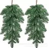 Nova Decoração de Parede de Pinhas e Agulhas de Pinheiro Artificiais de Natal da Amazon para Casa Flores Artificiais de Natal Decoração Videiras de Cristal