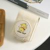 Bolsa de Lipstick de Winnie the Pooh con Espejo Bolso Pequeño de Aspecto Elegante Portátil para Niña Bolsa de Almacenamiento de Cosméticos de Maquillaje Portátil Cubierta Protectora