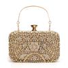 Bolso de Noche de Lujo Ligero Incrustado de Diamantes, Moderno y Versátil, Elegante Clutch de Boda para Mujer, Exquisito Bolso de Mano para Vestido Estilo Europeo y Americano