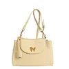 Bolso de Hombro Yuezitong para el Trabajo con Lazo Bajo el Brazo Verano 2026 Nuevo Casual Color Sólido Bolso de Hombro de Moda Simple Bolso Cruzado