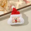 Papai Noel de Desenho Animado, Rena, Árvore de Natal, Boneco de Neve Acessórios de Pelúcia, Tecido de Algodão Preenchido para Feriado de Natal Materiais Semi-Acabados