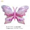 Estilo Nuevo Fiesta de Cumpleaños Infantil Boda Decoración Globos de Dibujos Animados Puesto Globos de Papel de Aluminio con Forma de Ala de Mariposa