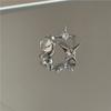 Ins sentido Opala moonstone anel de luz de luxo nicho design lava zircon anel de dedo indicador all-Match anel