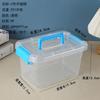 Mala 1.8kg Caixa de Armazenamento Multifuncional à Prova de Poeira Caixa de Armazenamento Transparente Organizador de Brinquedos para Sala de Estar Quarto Doméstico