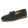 Amazon wish LAZADA British All-match Genuine Leather Frosted Sapatos Masculinos Moda Arco Sapatos Masculinos da Moda