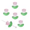 Hojas de Tulipán, Flores, Cuentas, Materiales de Cuentas Hechos a Mano para Bricolaje para Mejores Amigas Durante la Temporada de Graduación, Accesorios para Pendientes y Collares