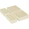 Caja de almacenamiento de tela no tejida compartimentada para el hogar para calcetines y ropa interior, caja de almacenamiento de tela plegable estilo cajón